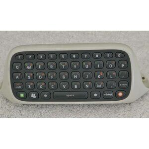 Microsoft Xbox 360 Chat pad Keyboard Attachment Accessory White